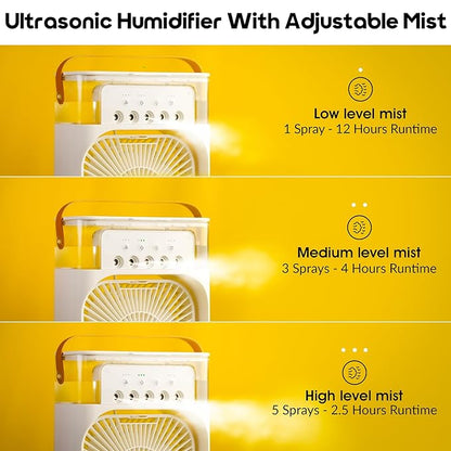 BreezeMist™ 5-in-1 Portable Air Cooler