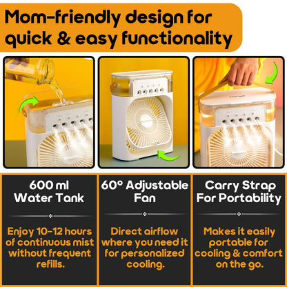 BreezeMist™ 5-in-1 Portable Air Cooler